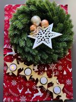 Adventskranz im Trakt Adventskranz im Trakt