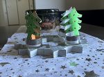 selbst gebastelter Adventskranz selbst gebastelter Adventskranz