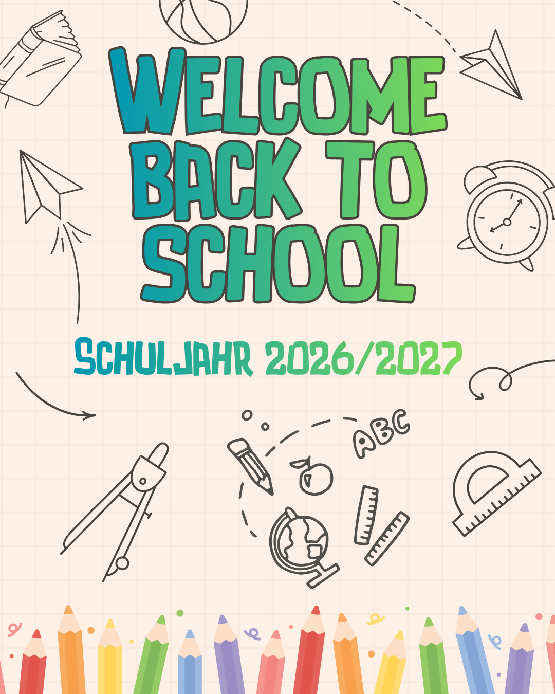 Willkommen im Schuljahr 2026/2027