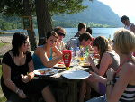 In Gössl wurde gegrillt