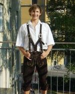 Schüler in Lederhose