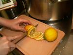 Bio - Zitronen schneiden