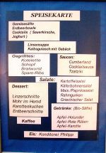 Speisekarte
