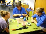 bei der Arbeit