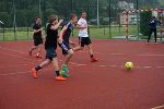 Regen zu Beginn beim Fussball Turnier