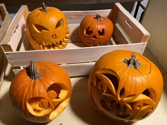 Wir präsentieren: Unsre 4 Halloween-Gesichter