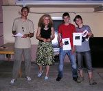 1. Preis: Herbie, Dominik, Rene mit Fr. Barmüller