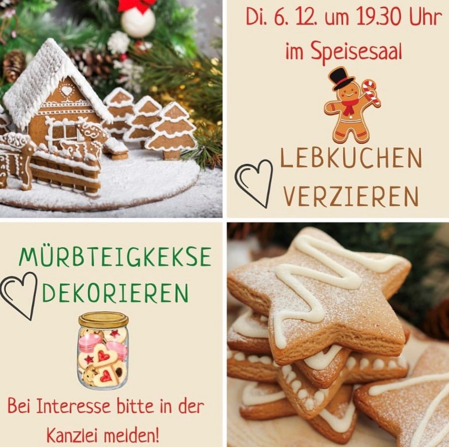 Lebkuchen verzieren