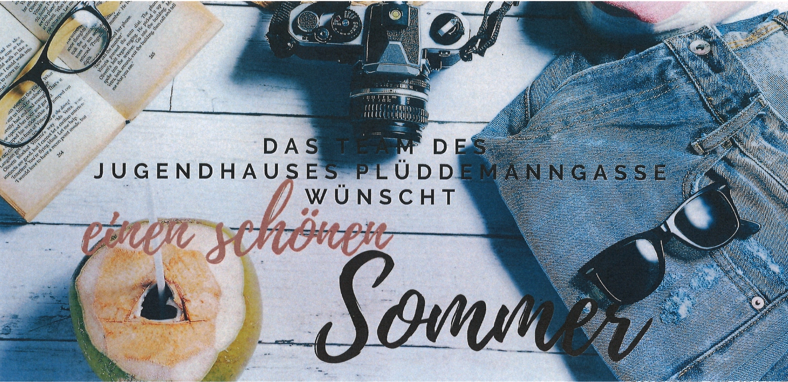 Das Team des Jugendhauses Plüddemanngasse wünscht seinen Besuchern auf dieser Homepage einen schönen Sommer ;)