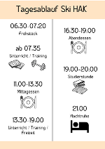 Tagesablauf HAK © Canva JSH