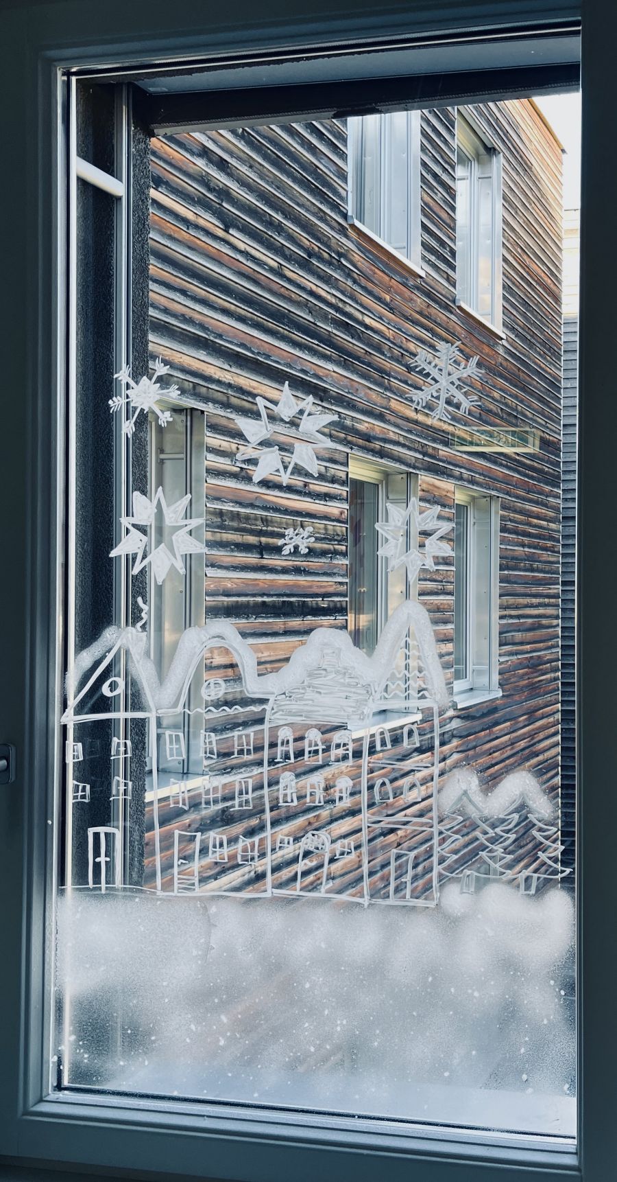 Weihnachtliches Fensterbild Weihnachtliches Fensterbild
