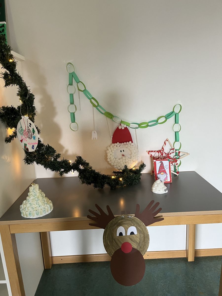 selbstgebastelte Weihnachtsdekoration