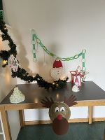 selbstgebastelte Weihnachtsdekoration