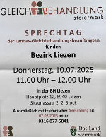 Sprechtag - Gleichbehandlung © Land STMK
